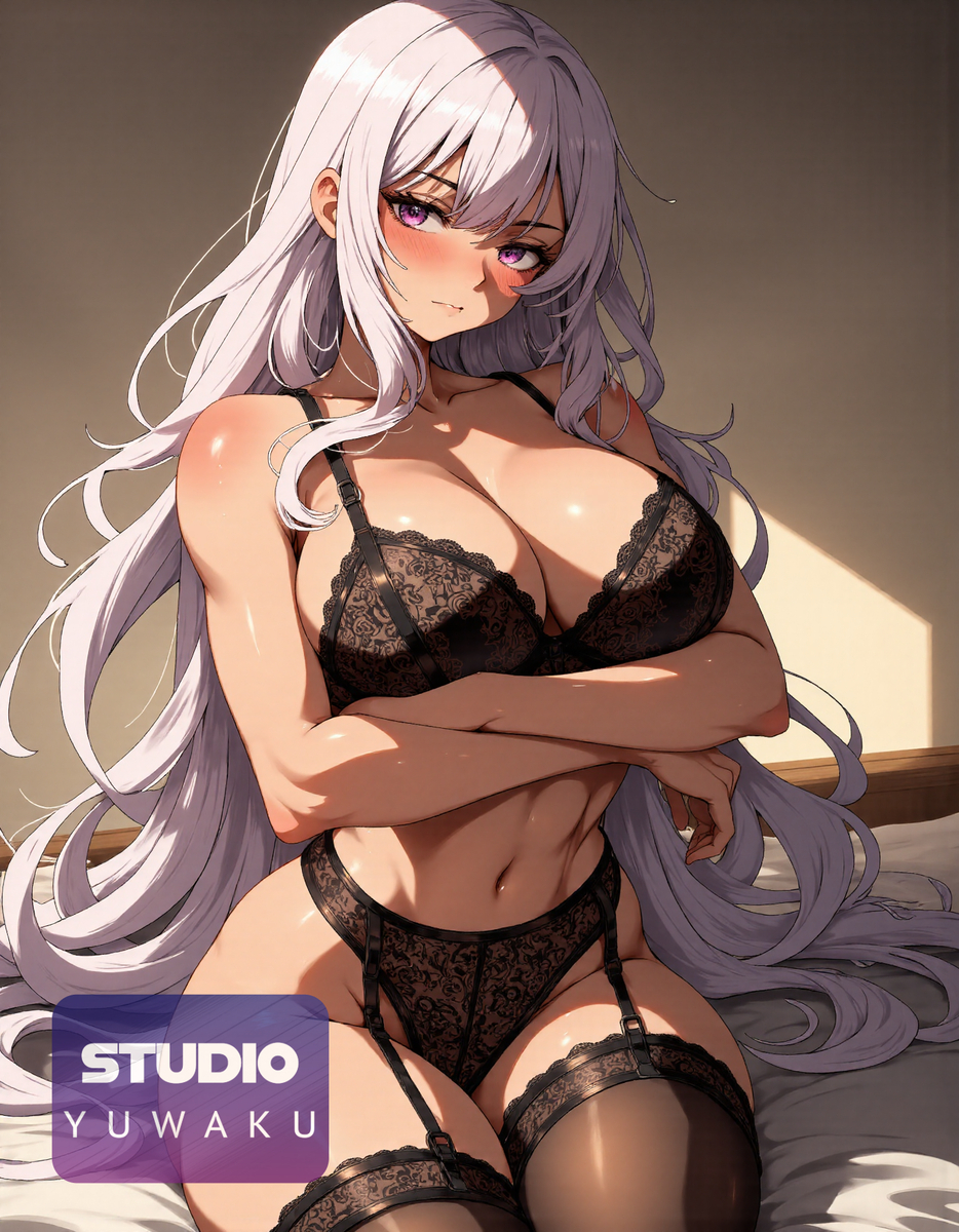 Beauty in Lingerie |ランジェリー姿の美人-pixiv插画-作品交流服务