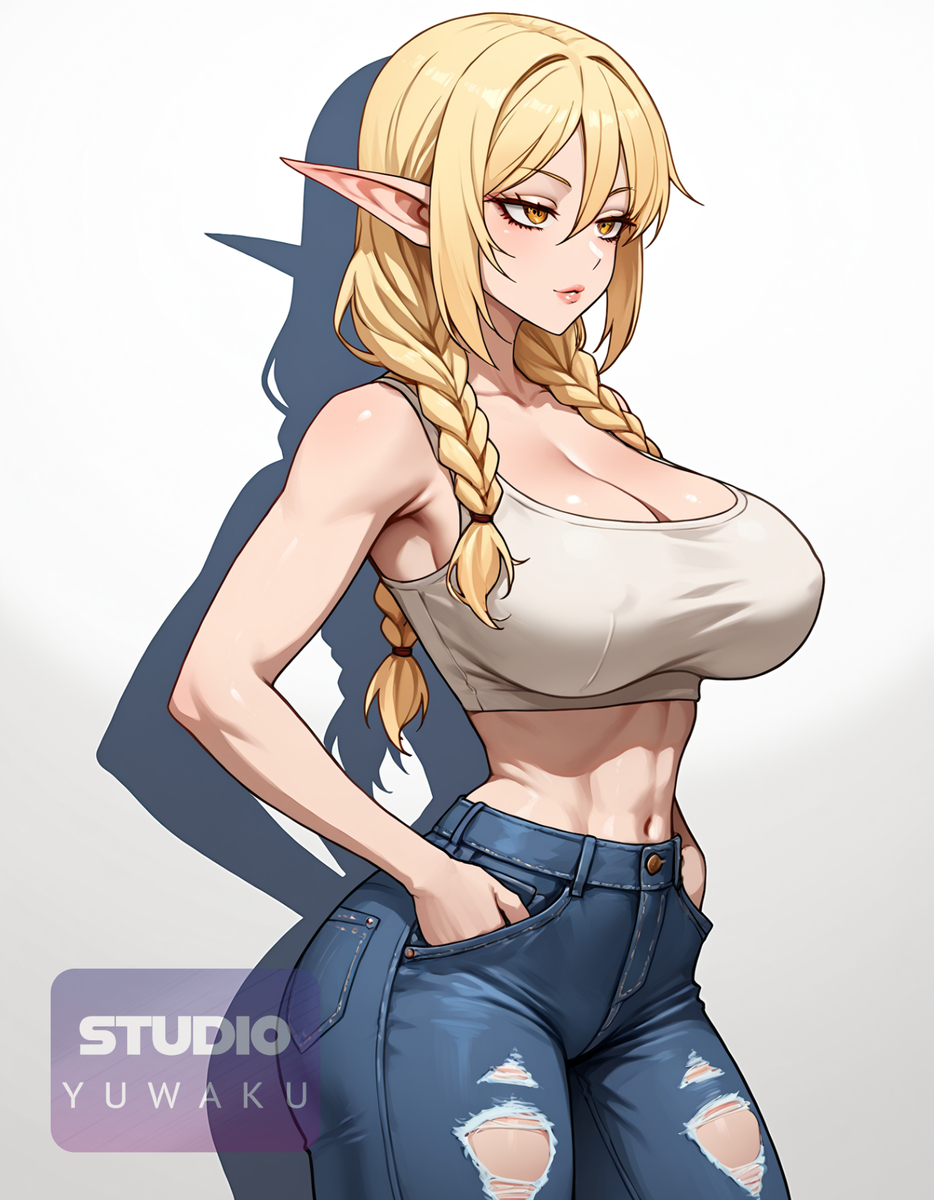Blonde Elf | 金髪のエルフ-pixiv插画-作品交流服务
