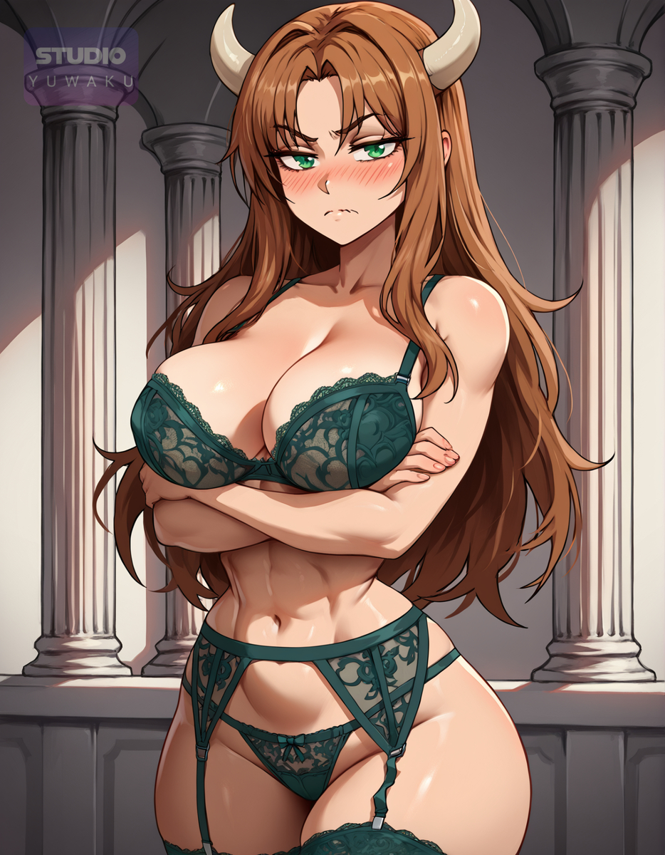 Horned Beauty | 角の美女-pixiv插画-作品交流服务