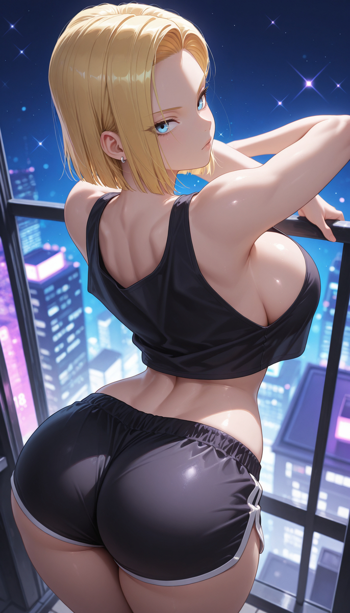 Android 18😍-pixiv插画-作品交流服务