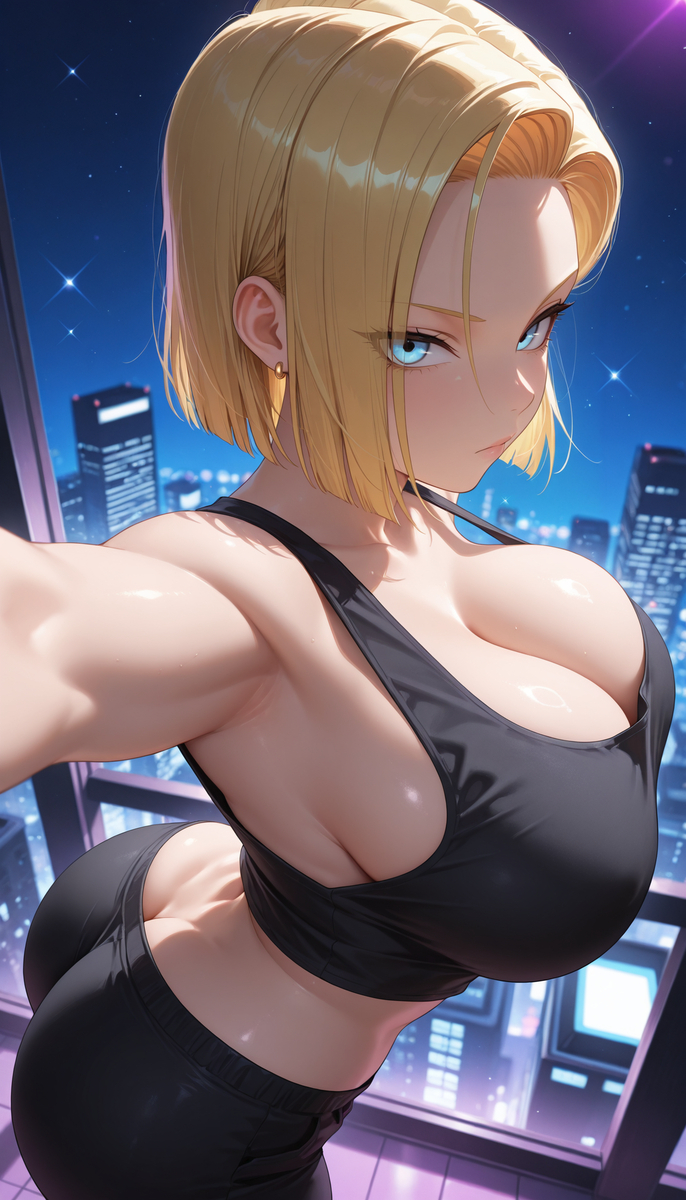 Android 18😍-pixiv插画-作品交流服务