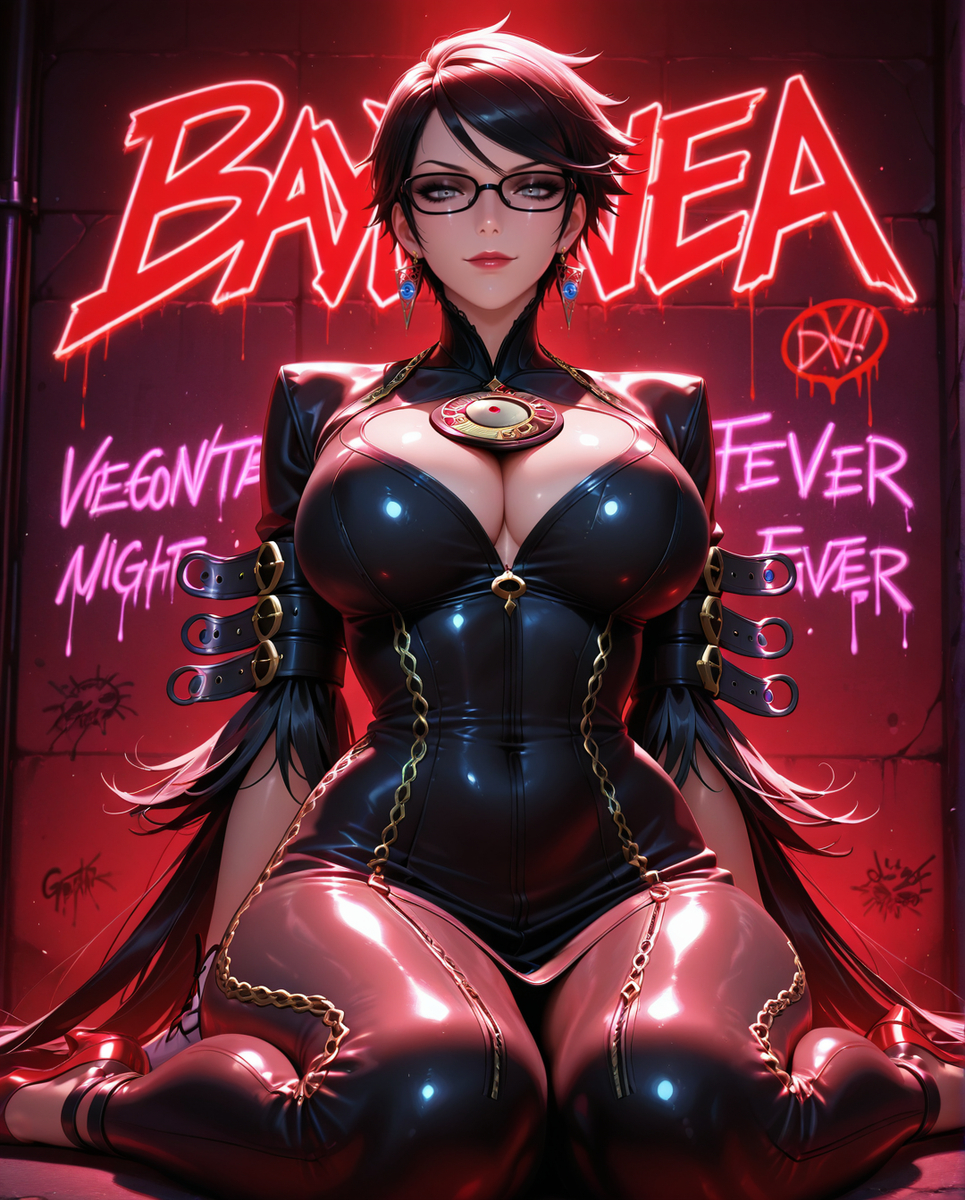 Bayonetta 😍-pixiv插画-作品交流服务