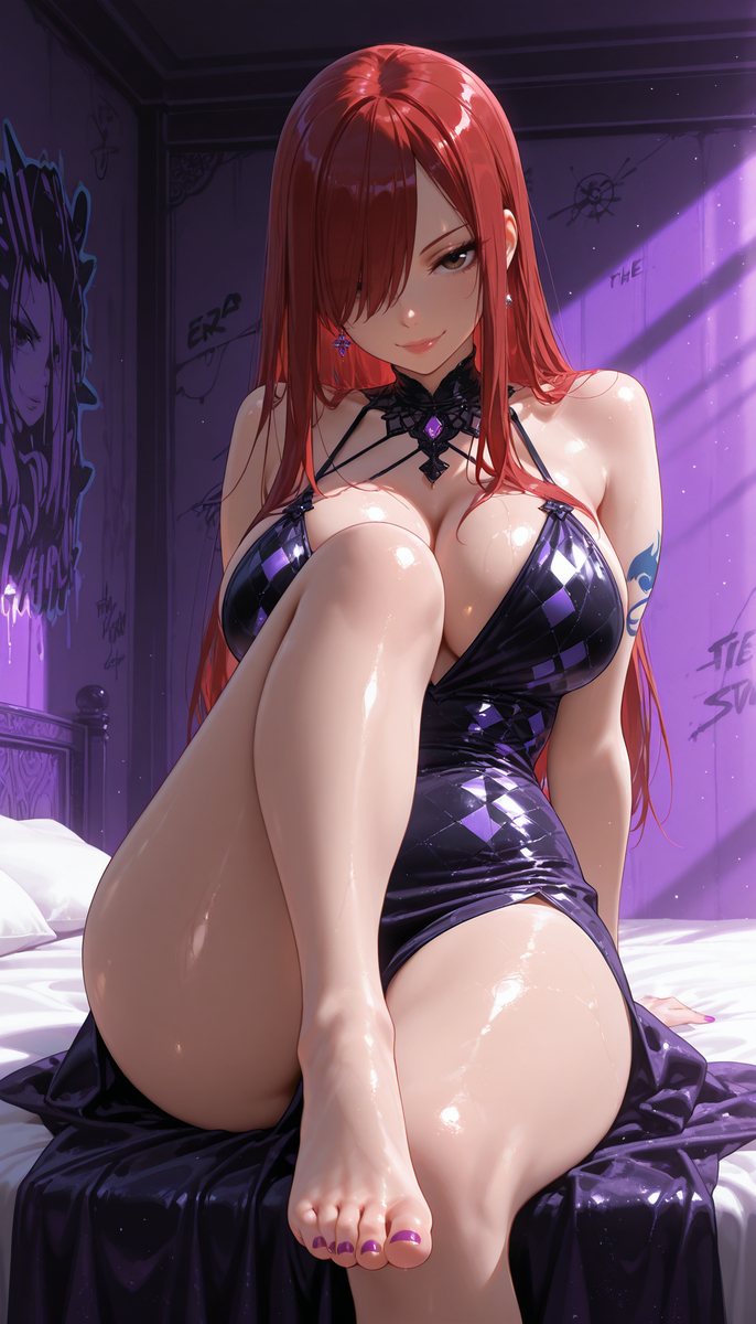 Erza Scarlet😍-pixiv插画-作品交流服务