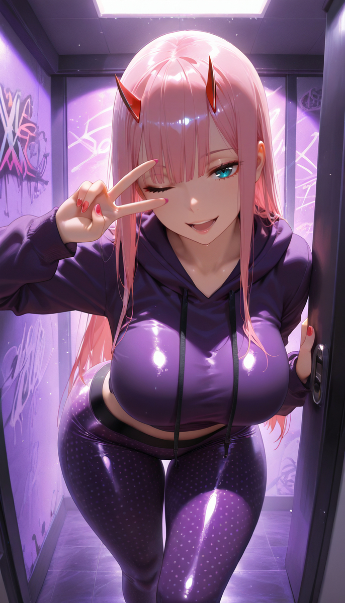 Zero Two😍-pixiv插画-作品交流服务