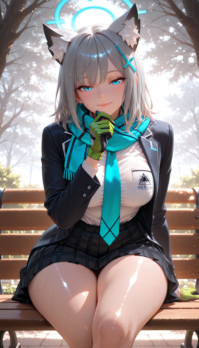 Shiroko Sunaookami😍-pixiv插画-作品交流服务