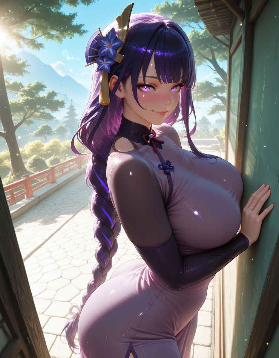 Raiden Shogun😍 | Genshin Impact-pixiv插画-作品交流服务