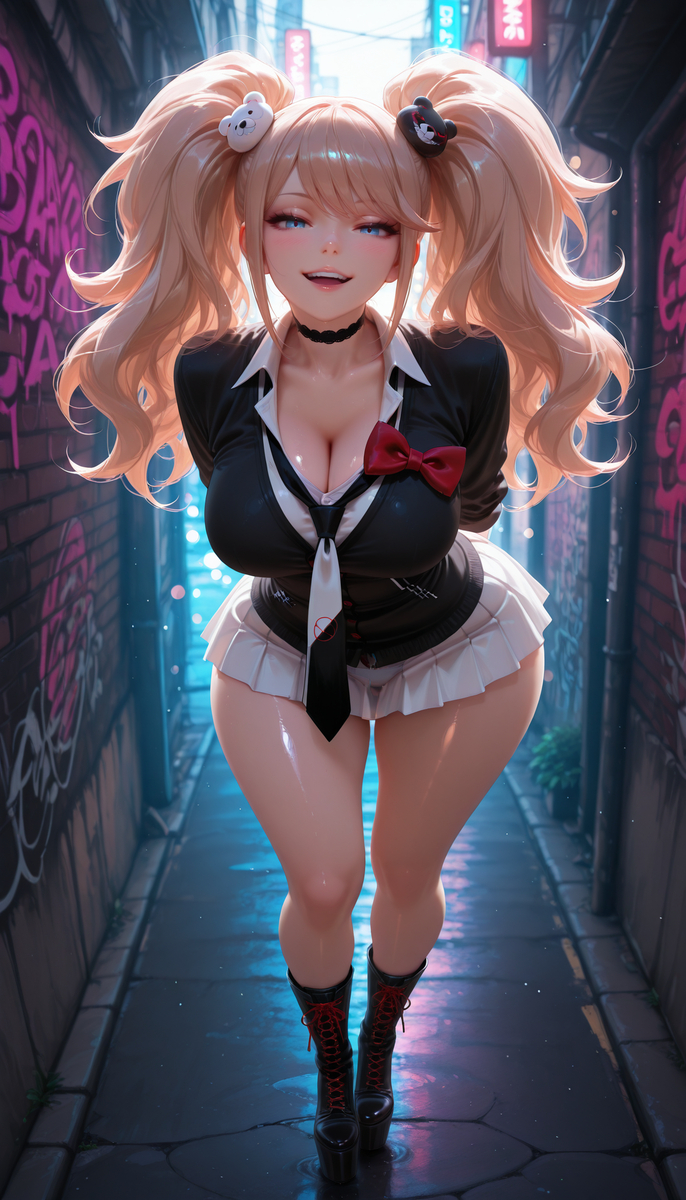 Junko Enoshima😍 | Danganronpa-pixiv插画-作品交流服务
