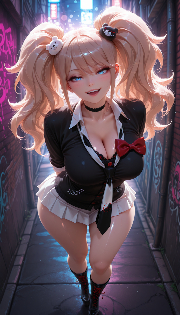 Junko Enoshima😍 | Danganronpa-pixiv插画-作品交流服务