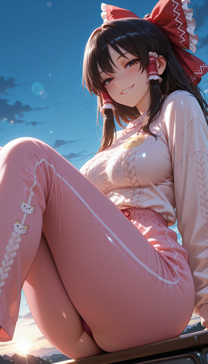 Hakurei Reimu 😍-pixiv插画-作品交流服务